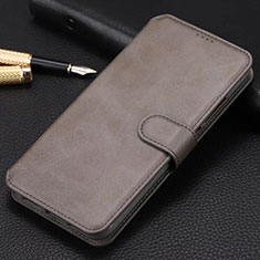 Leather Case Stands Flip Cover T03 Holder for Xiaomi Mi 9T Gray