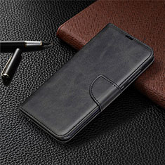 Leather Case Stands Flip Cover T03 Holder for Xiaomi Redmi 10X 4G Black