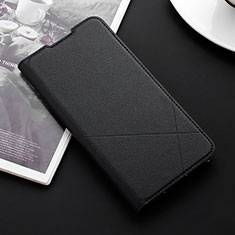 Leather Case Stands Flip Cover T03 Holder for Xiaomi Redmi Note 8 Pro Black