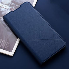 Leather Case Stands Flip Cover T03 Holder for Xiaomi Redmi Note 8T Blue