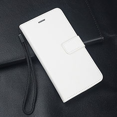 Leather Case Stands Flip Cover T04 Holder for Huawei Nova 4e White