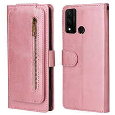 Leather Case Stands Flip Cover T04 Holder for Huawei Nova Lite 3 Plus Rose Gold