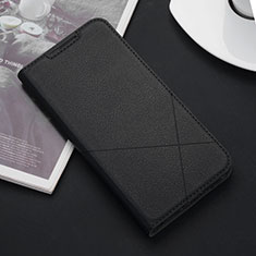Leather Case Stands Flip Cover T04 Holder for Huawei P20 Lite (2019) Black