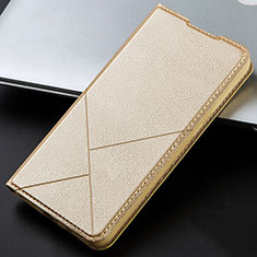 Leather Case Stands Flip Cover T04 Holder for Huawei P30 Gold