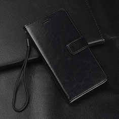 Leather Case Stands Flip Cover T04 Holder for Oppo R17 Neo Black