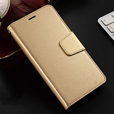 Leather Case Stands Flip Cover T04 Holder for Oppo R17 Pro Gold