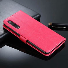 Leather Case Stands Flip Cover T04 Holder for Xiaomi Mi A3 Red
