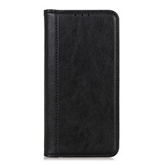 Leather Case Stands Flip Cover T04 Holder for Xiaomi Redmi 9AT Black