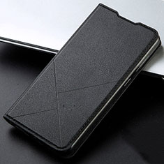 Leather Case Stands Flip Cover T05 Holder for Huawei Honor 20E Black