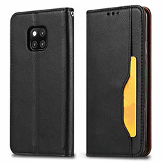 Leather Case Stands Flip Cover T05 Holder for Huawei Mate 20 Pro Black