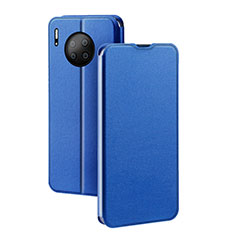 Leather Case Stands Flip Cover T05 Holder for Huawei Mate 30 5G Blue