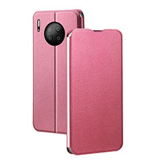 Leather Case Stands Flip Cover T05 Holder for Huawei Mate 30 5G Pink