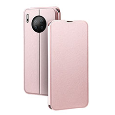 Leather Case Stands Flip Cover T05 Holder for Huawei Mate 30 Pro 5G Rose Gold