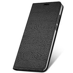 Leather Case Stands Flip Cover T05 Holder for Huawei Nova 4e Black