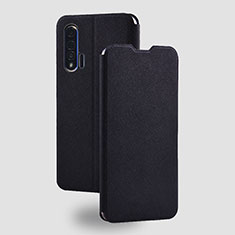 Leather Case Stands Flip Cover T05 Holder for Huawei Nova 6 5G Black