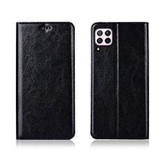 Leather Case Stands Flip Cover T05 Holder for Huawei Nova 6 SE Black