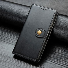 Leather Case Stands Flip Cover T05 Holder for Huawei Nova 7 SE 5G Black