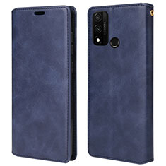 Leather Case Stands Flip Cover T05 Holder for Huawei Nova Lite 3 Plus Blue