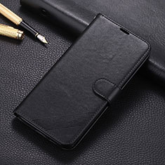 Leather Case Stands Flip Cover T05 Holder for Huawei P20 Lite (2019) Black
