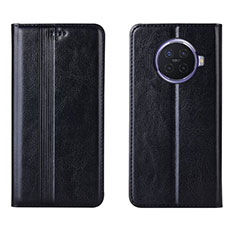 Leather Case Stands Flip Cover T05 Holder for Oppo Ace2 Black