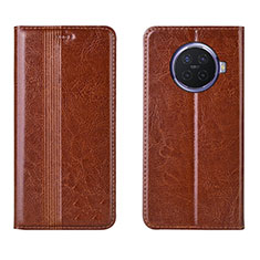 Leather Case Stands Flip Cover T05 Holder for Oppo Ace2 Orange