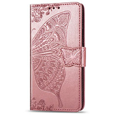 Leather Case Stands Flip Cover T05 Holder for Xiaomi Mi 10 Rose Gold