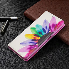 Leather Case Stands Flip Cover T05 Holder for Xiaomi Mi 10i 5G Colorful