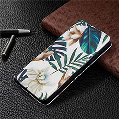 Leather Case Stands Flip Cover T05 Holder for Xiaomi Mi 10i 5G Green