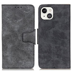 Leather Case Stands Flip Cover T06 Holder for Apple iPhone 13 Black