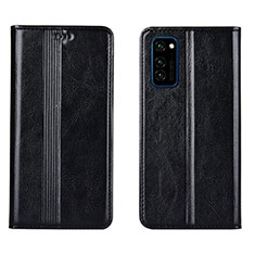 Leather Case Stands Flip Cover T06 Holder for Huawei Honor View 30 5G Black