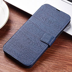 Leather Case Stands Flip Cover T06 Holder for Huawei P30 Lite New Edition Blue
