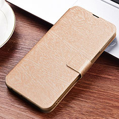 Leather Case Stands Flip Cover T06 Holder for Huawei P30 Lite New Edition Gold