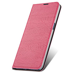 Leather Case Stands Flip Cover T06 Holder for Oppo R17 Pro Hot Pink