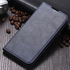 Leather Case Stands Flip Cover T06 Holder for Samsung Galaxy Note 10 Plus 5G Blue