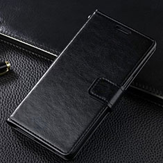 Leather Case Stands Flip Cover T06 Holder for Samsung Galaxy S10 Plus Black