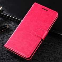 Leather Case Stands Flip Cover T06 Holder for Samsung Galaxy S10 Plus Hot Pink