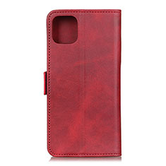 Leather Case Stands Flip Cover T06 Holder for Xiaomi Mi 11 Lite 4G Red