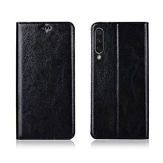 Leather Case Stands Flip Cover T06 Holder for Xiaomi Mi A3 Black