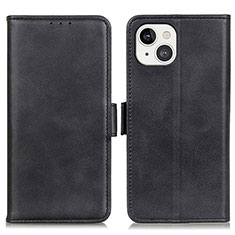 Leather Case Stands Flip Cover T07 Holder for Apple iPhone 13 Black