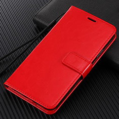 Leather Case Stands Flip Cover T07 Holder for Huawei Honor V30 5G Red