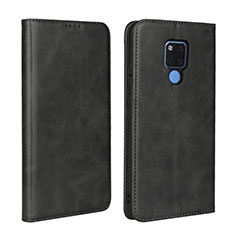 Leather Case Stands Flip Cover T07 Holder for Huawei Mate 20 X 5G Black