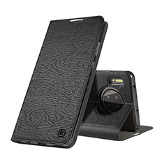 Leather Case Stands Flip Cover T07 Holder for Huawei Mate 30 Black