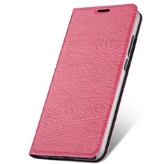 Leather Case Stands Flip Cover T07 Holder for Huawei Nova 5i Pink
