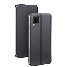 Leather Case Stands Flip Cover T07 Holder for Huawei Nova 7i Black