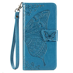 Leather Case Stands Flip Cover T07 Holder for Xiaomi Mi 10 Pro Sky Blue