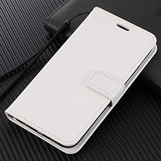 Leather Case Stands Flip Cover T07 Holder for Xiaomi Mi 10 White
