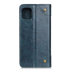 Leather Case Stands Flip Cover T07 Holder for Xiaomi Mi 11 5G Blue
