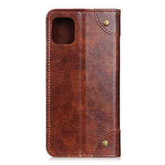 Leather Case Stands Flip Cover T07 Holder for Xiaomi Mi 11 Lite 4G Light Brown
