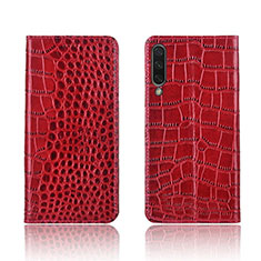 Leather Case Stands Flip Cover T07 Holder for Xiaomi Mi A3 Red