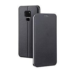 Leather Case Stands Flip Cover T08 Holder for Huawei Mate 20 Black